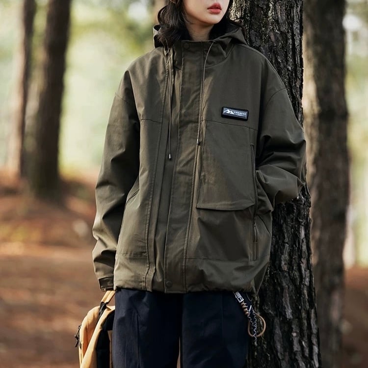 COACH フード付きナイロンジャケット 37016be37b57e39809e6f28f45f378