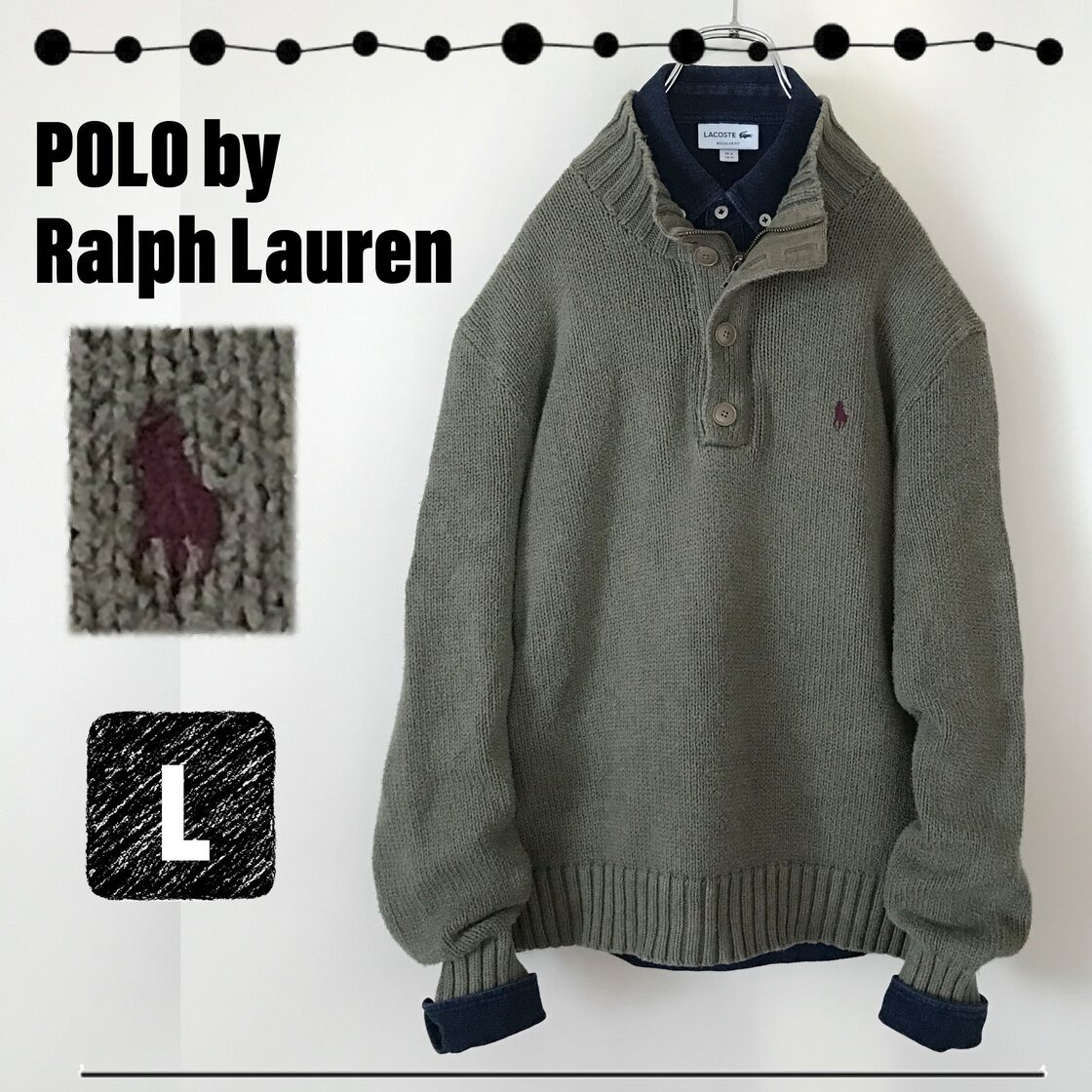 POLO by Ralph Lauren☆ラルフローレン☆ヘンリーネック☆モックネック 