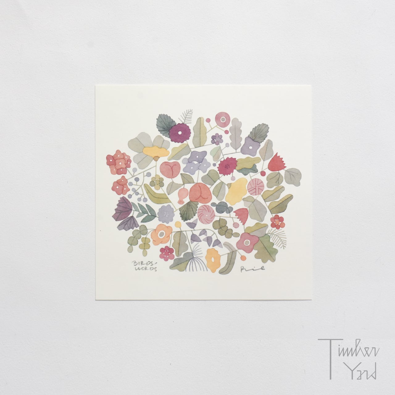 POSTER 20 / BOUQUET / ブーケ / 正方形 / BIRDS' WORDS（バーズワーズ