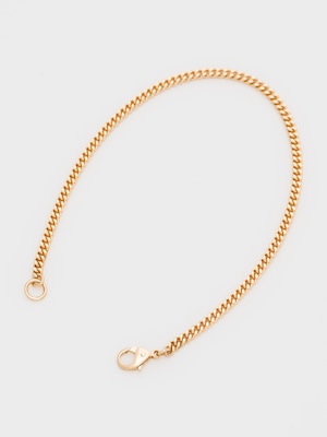 18k Gold Flat Chain Bracelet