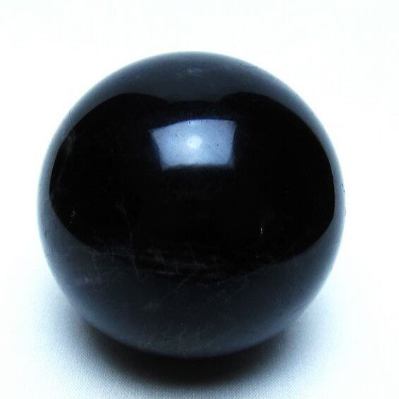 モリオン 黒水晶 丸玉 65mm 一点物 151-9559