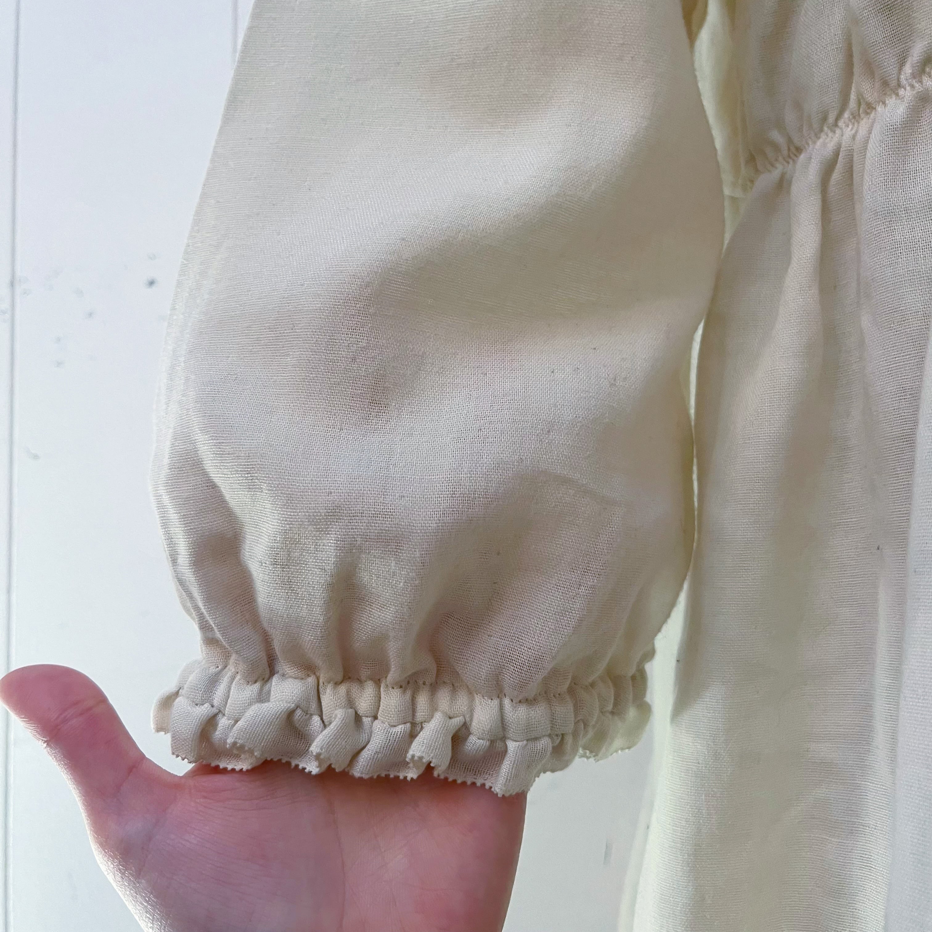 PINKHOUSE / front ribbon gauze blouse