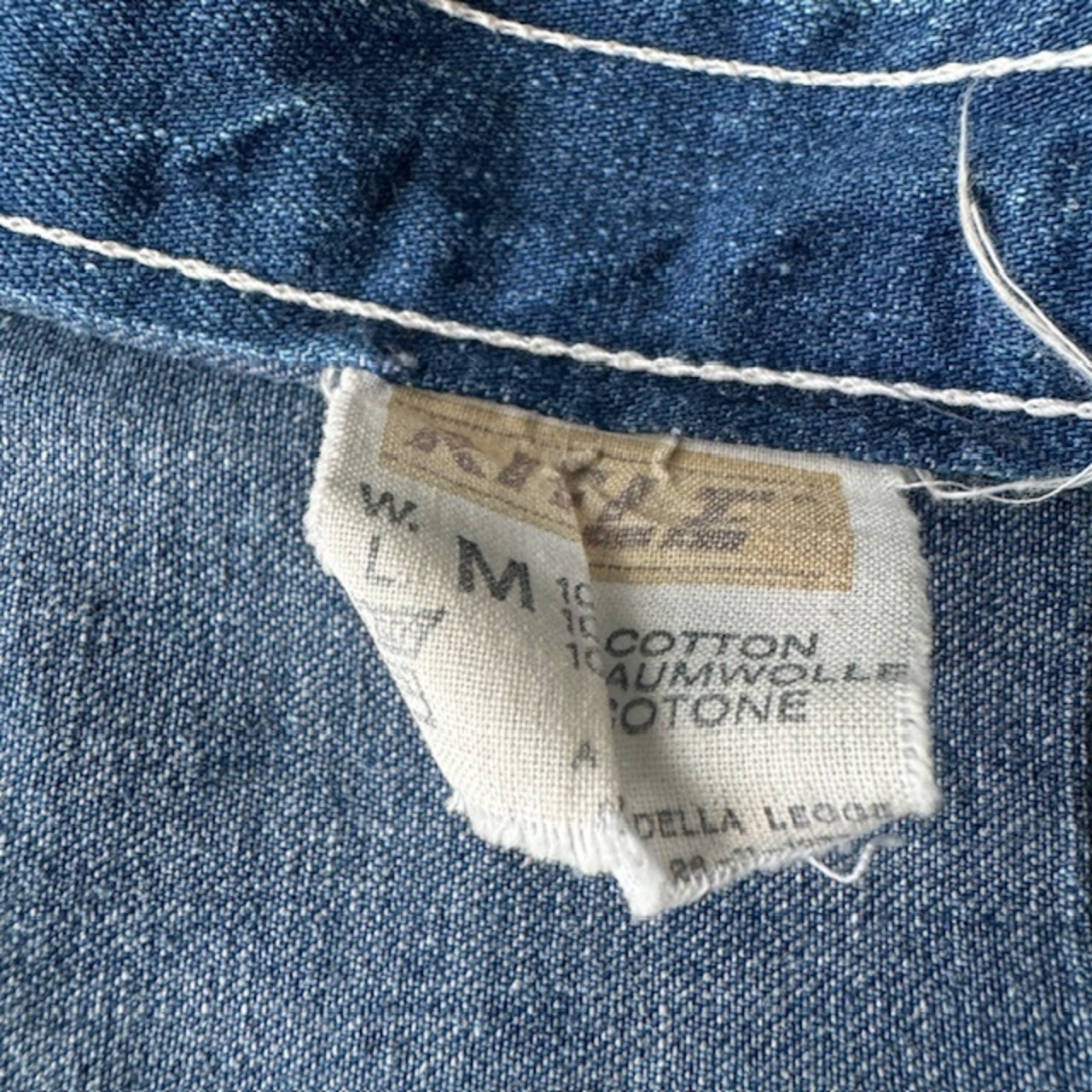 RIFLE デニムカバーオールジャケット 60s〜 画像12