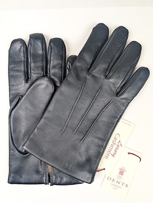 ★定価2.86万円・新品未使用★ デンツ DENTS　カーフレザー×カシミヤライニンググローブ　ブラック　サイズ7.5（M相当）
