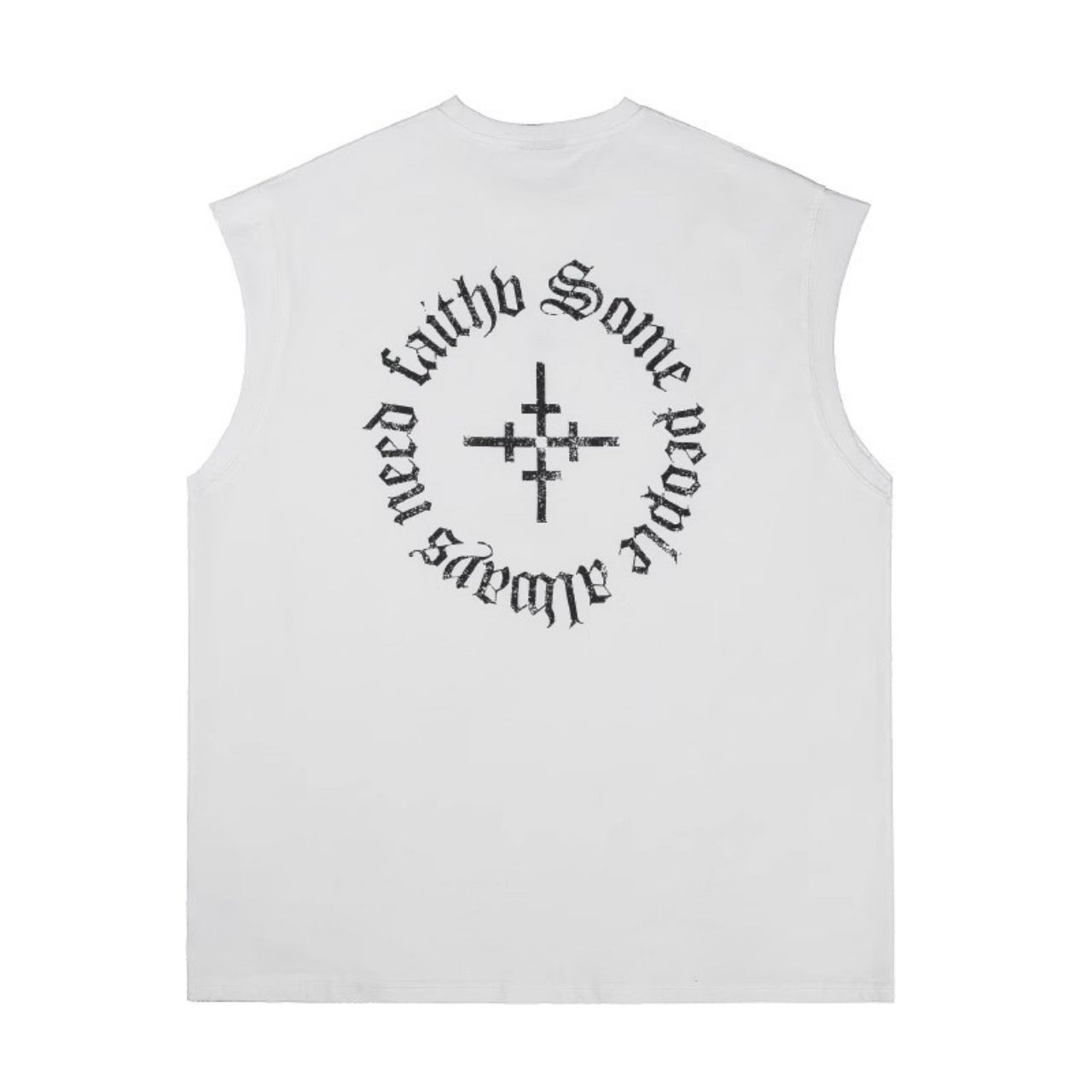 バックプリントルーズタンクトップ　1205