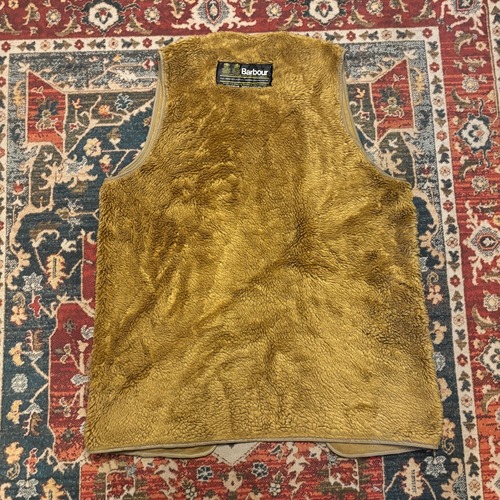 80s Barbour Liner Vest バブアー ライナーベスト ヴィンテージ 英国 王室 C34 86CM イングランド製 2ワラント L リバーシブル 90s