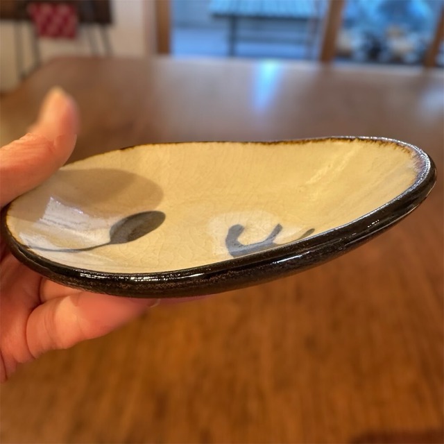 園田空也／小判皿　②