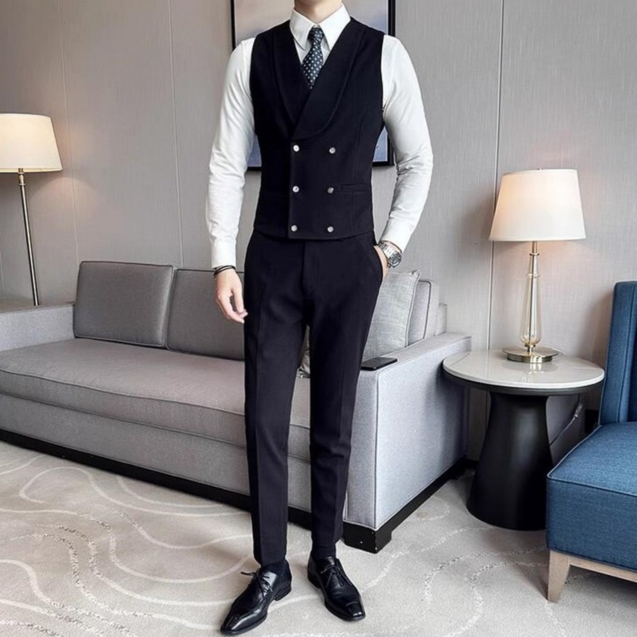 jacket + vest + 3piece suit 00229