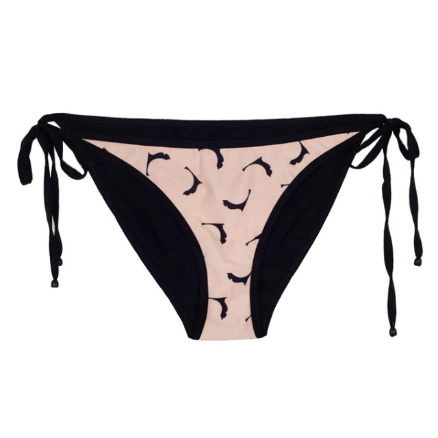 Gonne Tanning Reversible Bikini Bottom - Black + Cat