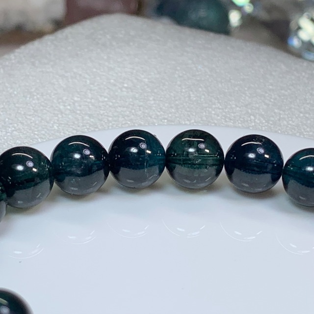 入手困難☆鑑別書付き☆インディゴライトトルマリンブレスレット