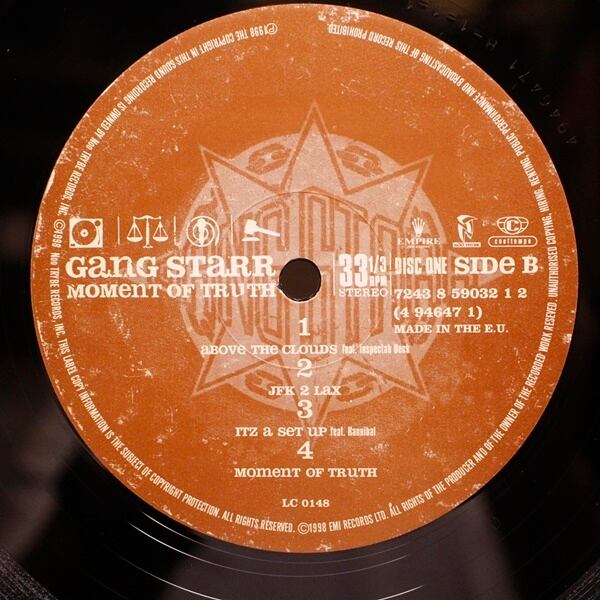 Gang Starr / Moment Of Truth [7243 8 59032 1 2] - 画像5