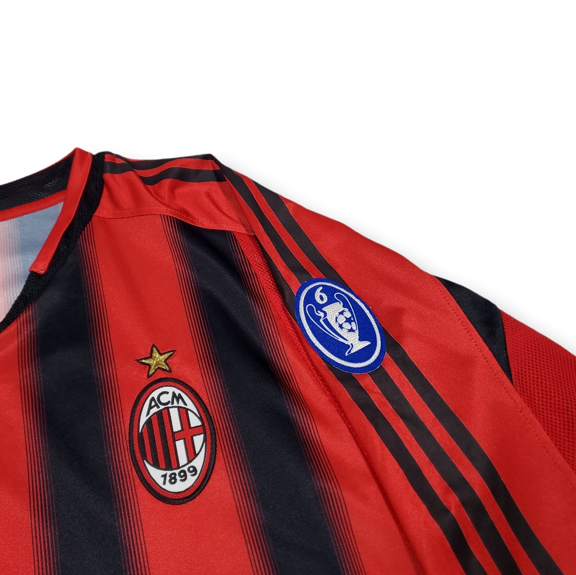 00s adidas AC.MILAN 04/05 CHAMPIONS LEAGUE MODEL L/S JERSEY