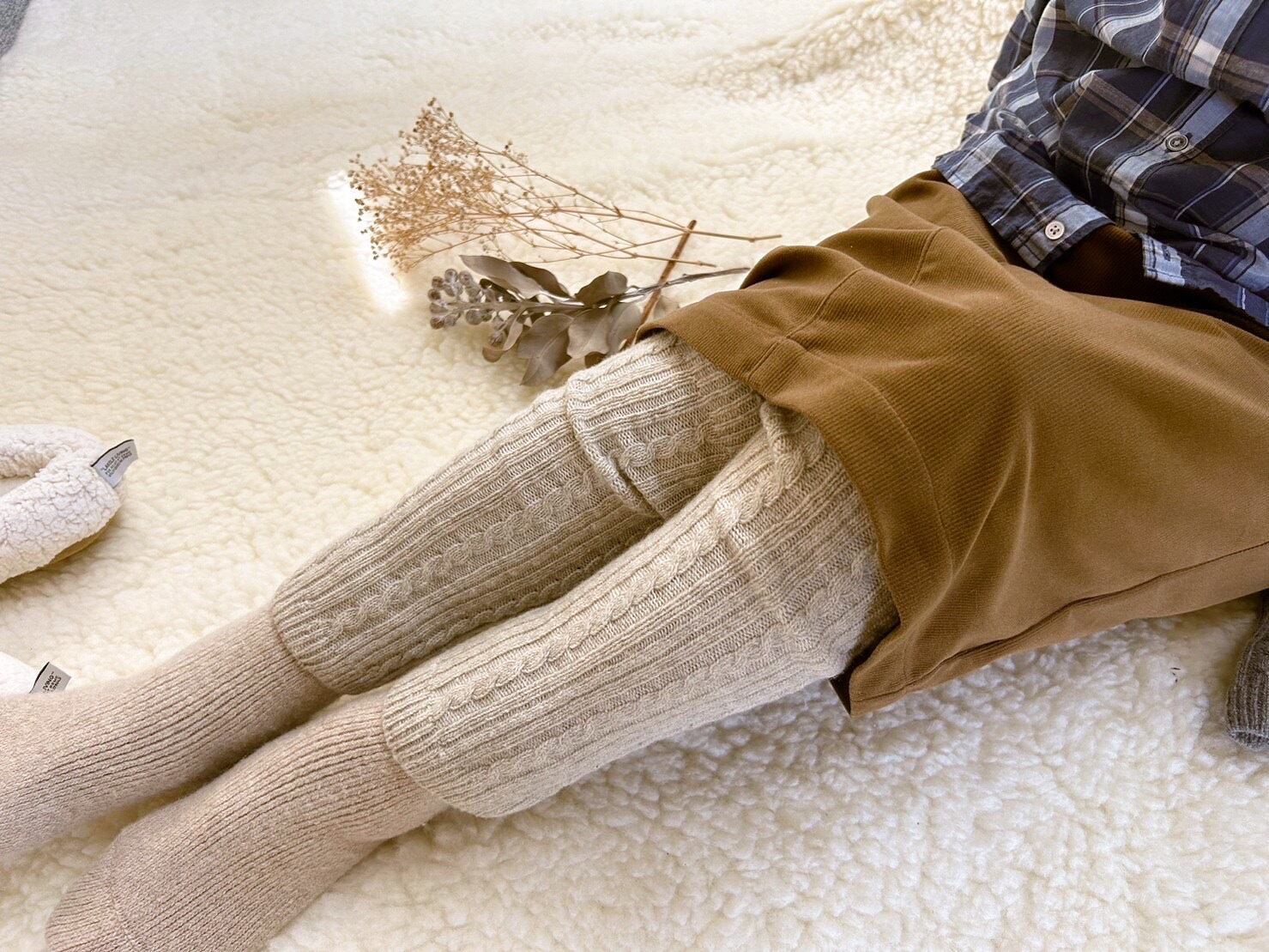メリノウール レッグウォーマー【quadro × 三河紡毛】 | CLASSIC WOOL