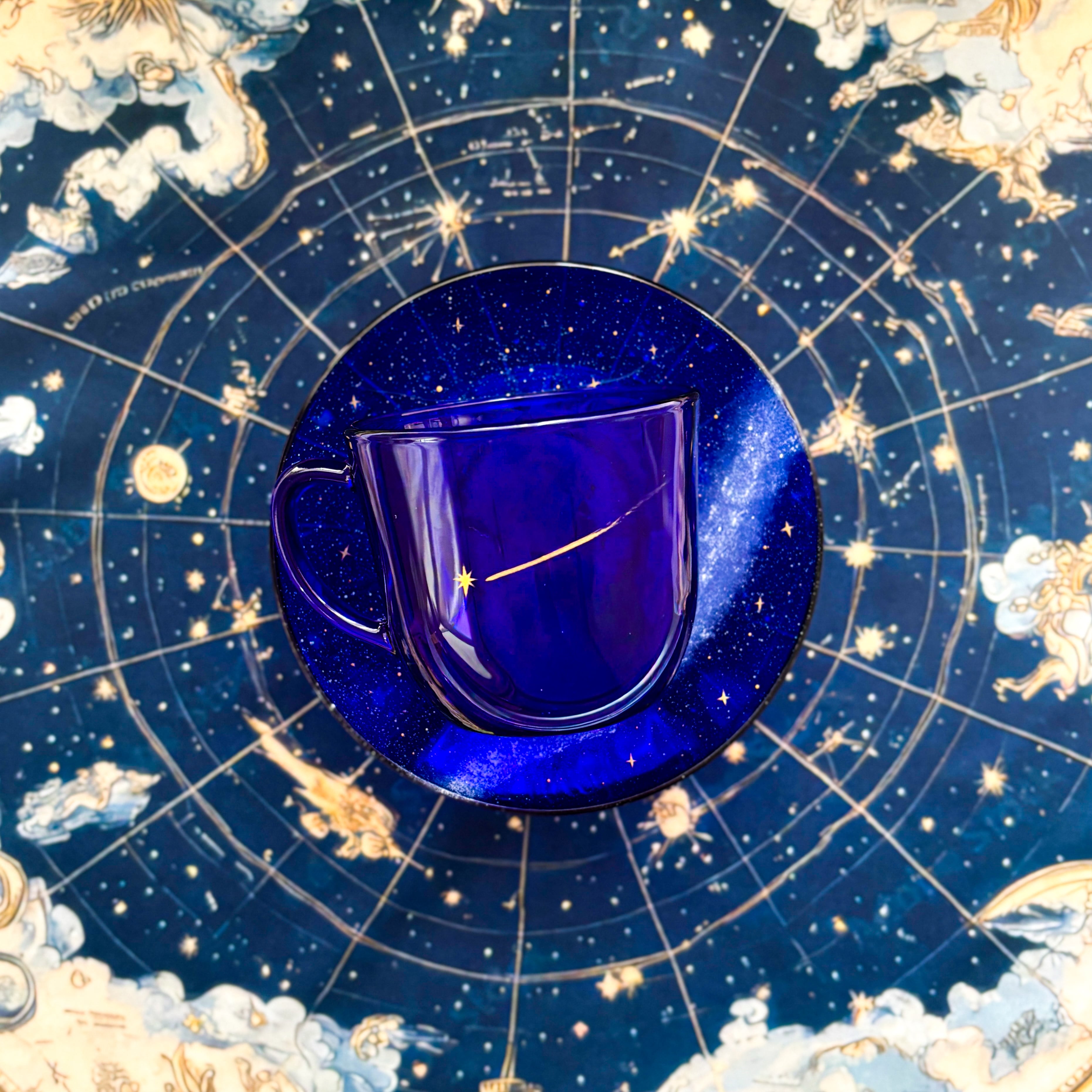 星降るカップソーサー〜星座を添えて〜 | Blanche Neige