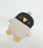 パスケース　ペンギン｜とりさん工房ーかわいいハンドメイドポーチ