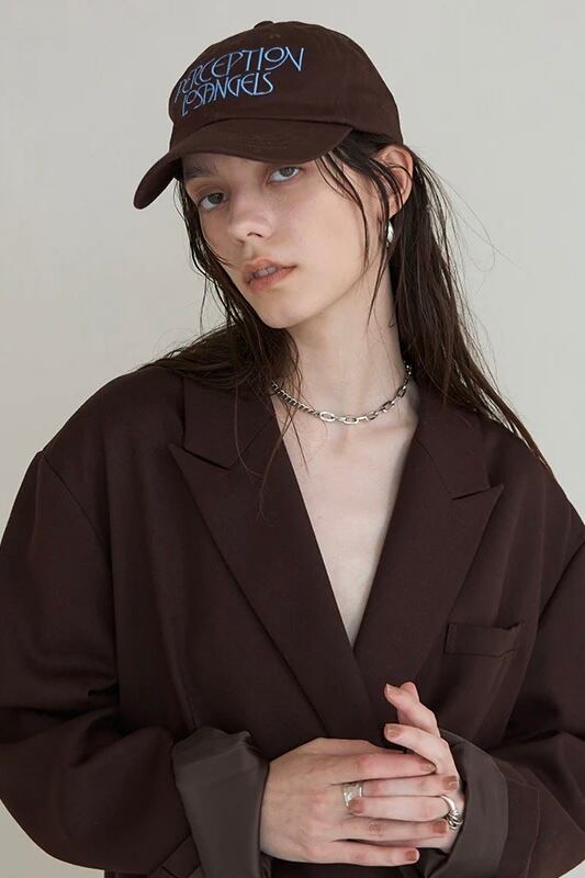 CREDONAブラウンキャップ CREDONA [THE C] MESSAGE CAP メッセージキャップ Brown | planet3rd