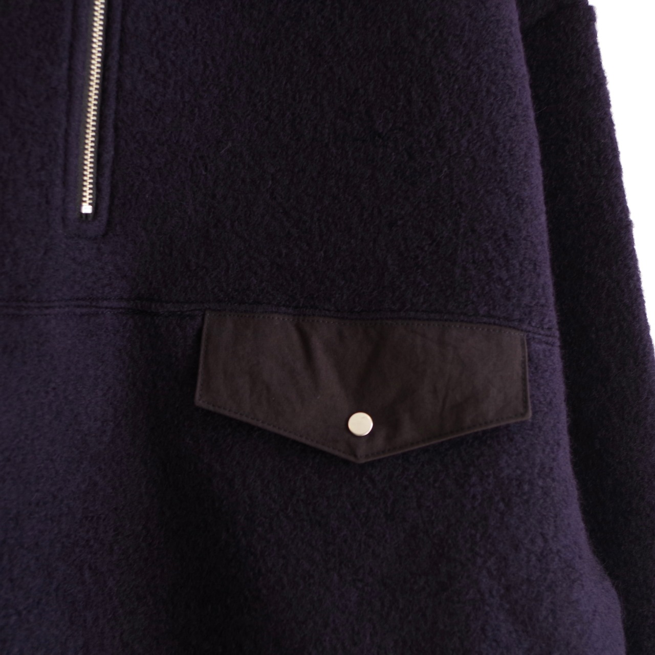 Oblada WOOL FLEECE TOPS　NAVY