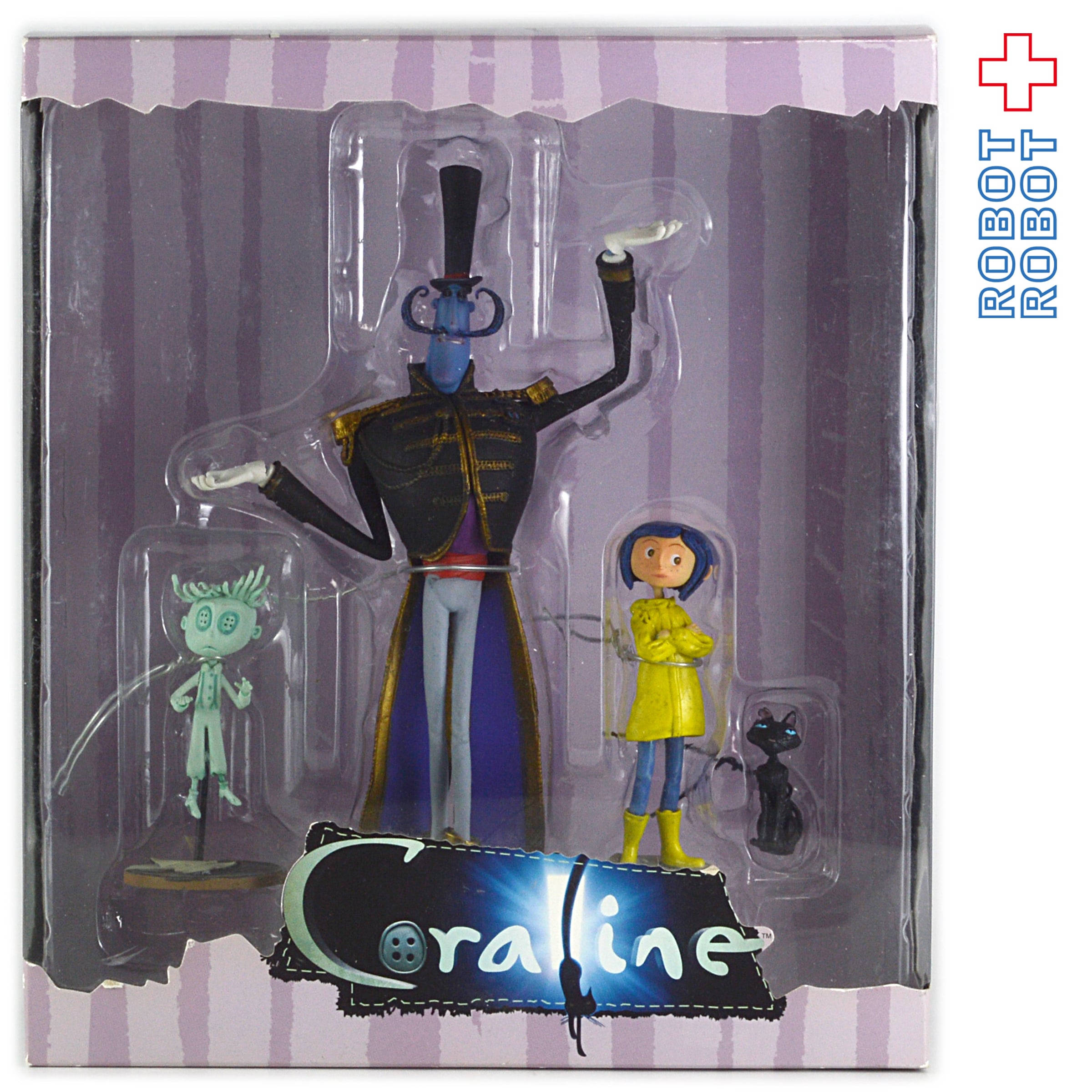 NECA コララインとボタンの魔女 PVC フィギュリン セット 1 未開封 