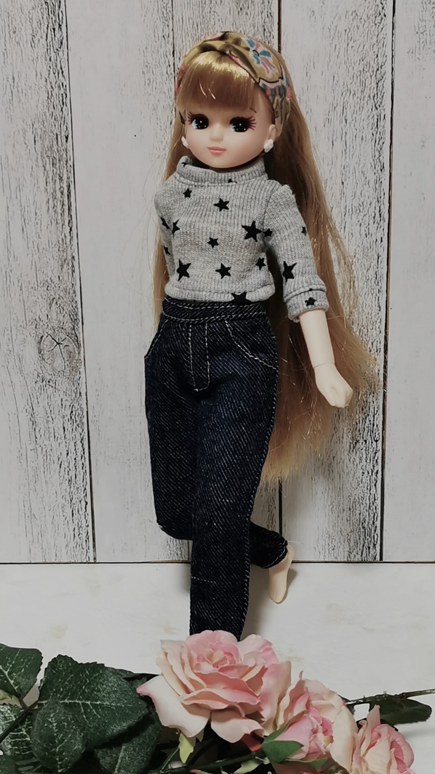 リカちゃん】⑦Tシャツとジーンズ DRB0003 | cocorokei20