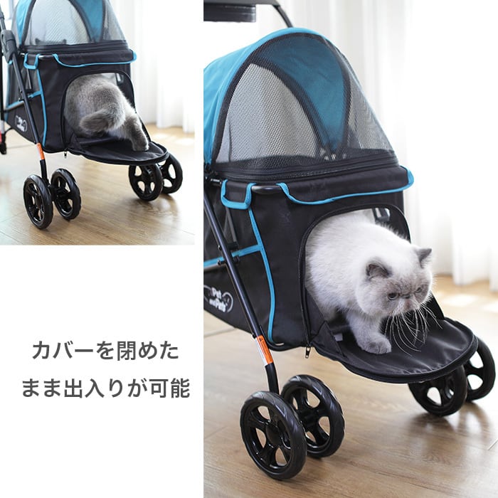 5%off】 シンプリシティ 猫 犬 ペットカート 4輪 折りたたみ 耐荷重 ...