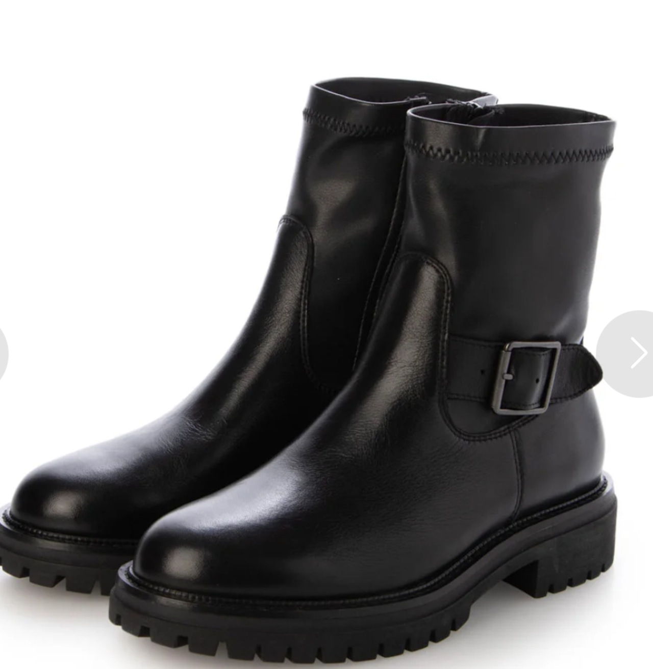 EVOL ベルトストレッチショートブーツ IZ8118