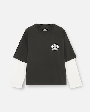 MLVINCE / mlv hotel layered LS tee