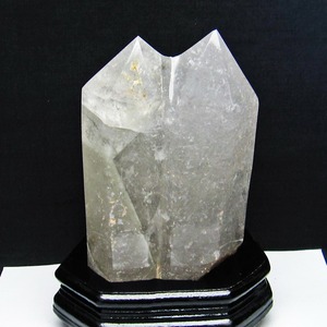 1.5Kg 水晶 六角柱 ダブルポイント 台座付属  152-1375