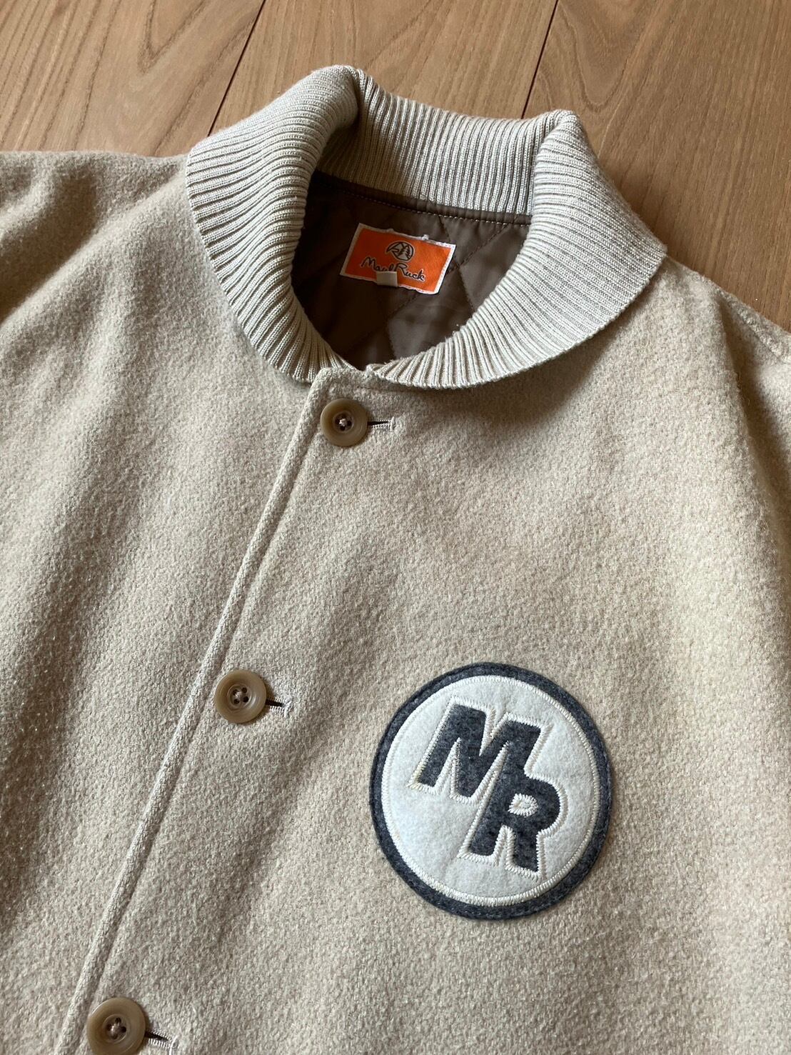 maul ruck スタジャン 美品】Maul Ruck スタジャン 左胸ワッペンロゴ