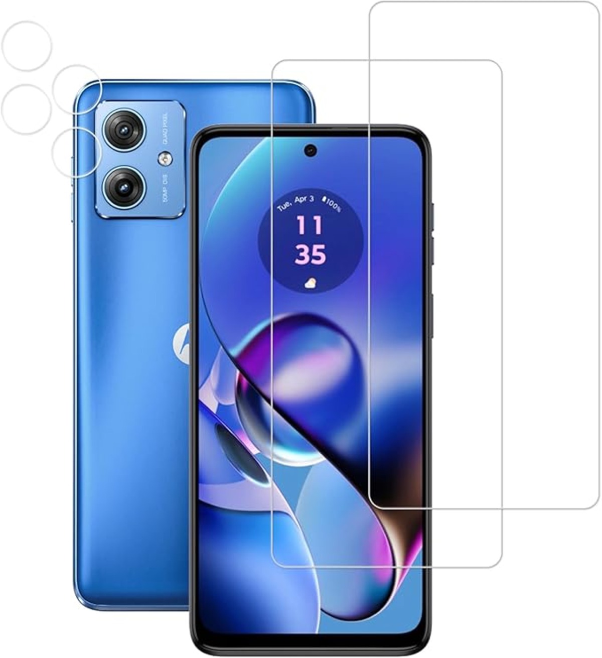 KPNS ガラスフィルム Motorola MOTO G64 5G / G64Y 5G 用 (2枚)ガラス 