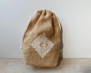 Vol.3：こぎん刺しでカスタマイズするジュート巾着