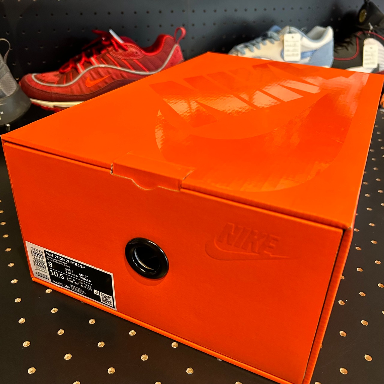sacai × Nike Zoom Cortez "White and University Red" US9/27cm