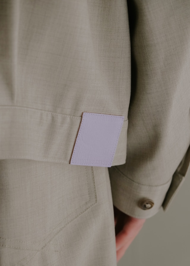 SASAKI SATORU 26SS arc sleeve jacket / Beige