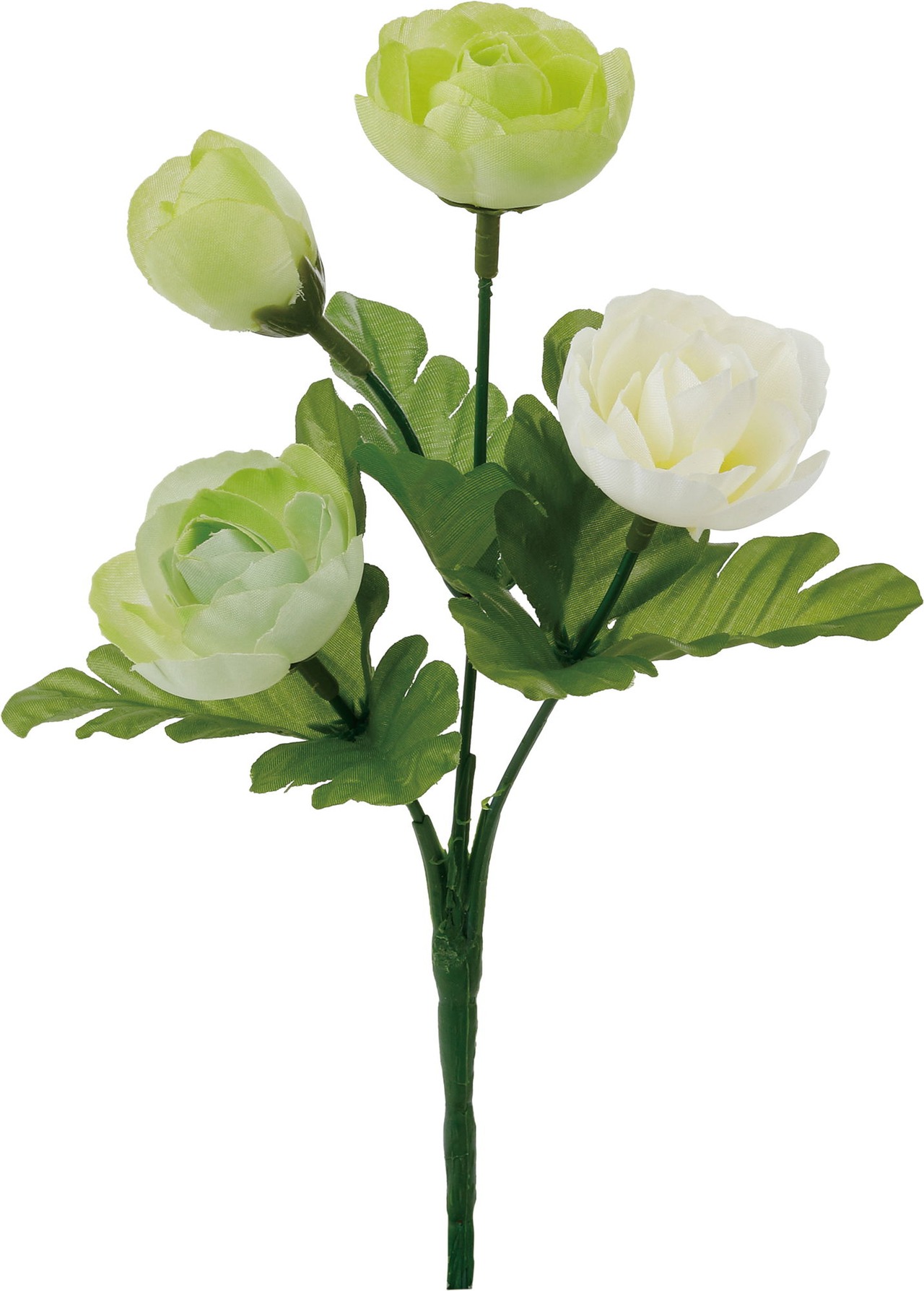 ラナンキュラスブッシュ　ホワイト系　FB-2534W　4961823792823　造花（アーティフィシャルフラワー） > 定番造花フラワー（素材）