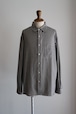 universal products. " T.M. L/S BLOCK CHECK SHIRT(BLACK)"