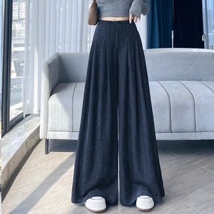 【送料無料】 ワイドパンツ 3色 フレア Aライン ガウチョ ロング マキシ ファスナー ハイウエスト 厚手生地 かわいい 大人可愛い 大人女子 綺麗 シンプル カジュアル 大人 上品 お洒落 こなれ感 ラフ コンサバ 着痩せ ヘルシー 無地 秋 冬 30代 40代 レディース 女性用 ママ デート お出かけ 女子会 お呼ばれ 休日 お茶会 授業参観 着回し 普段使い ファッション コーデ スタイル 楽ちん 体型カバー トレンド デイリーユース オーバーシルエット 垢抜け 動きやすい