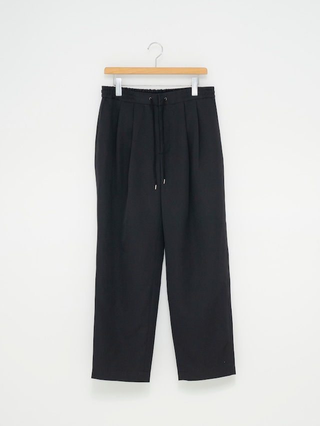 SU　Wool Soft Trousers　BLACK　SU-01-T-01