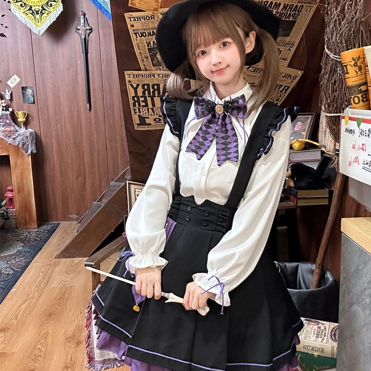 新品✨制服✨セットアップ✨ 魔法学園制服ケープ付きセットセットアップ | Maiden's Rêve