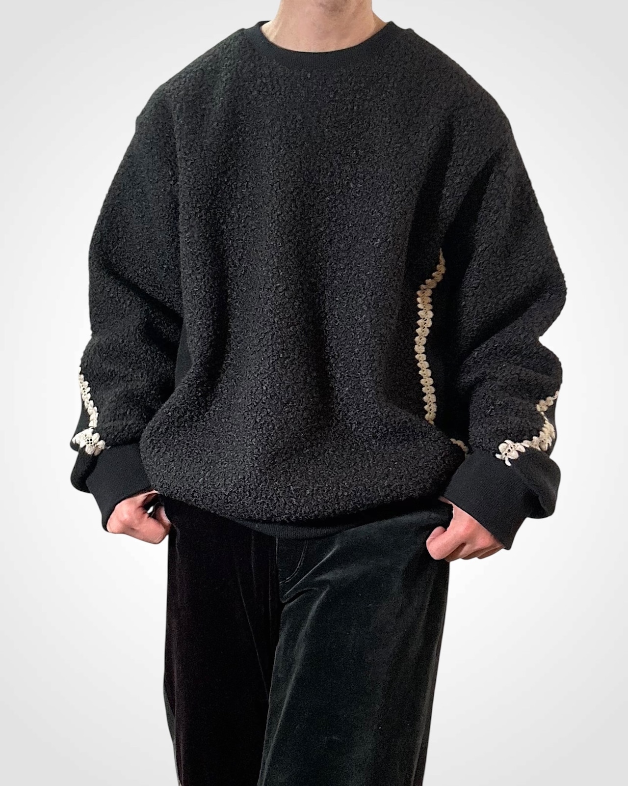 MK27A-C-24 CLAM-SWEAT #BLK