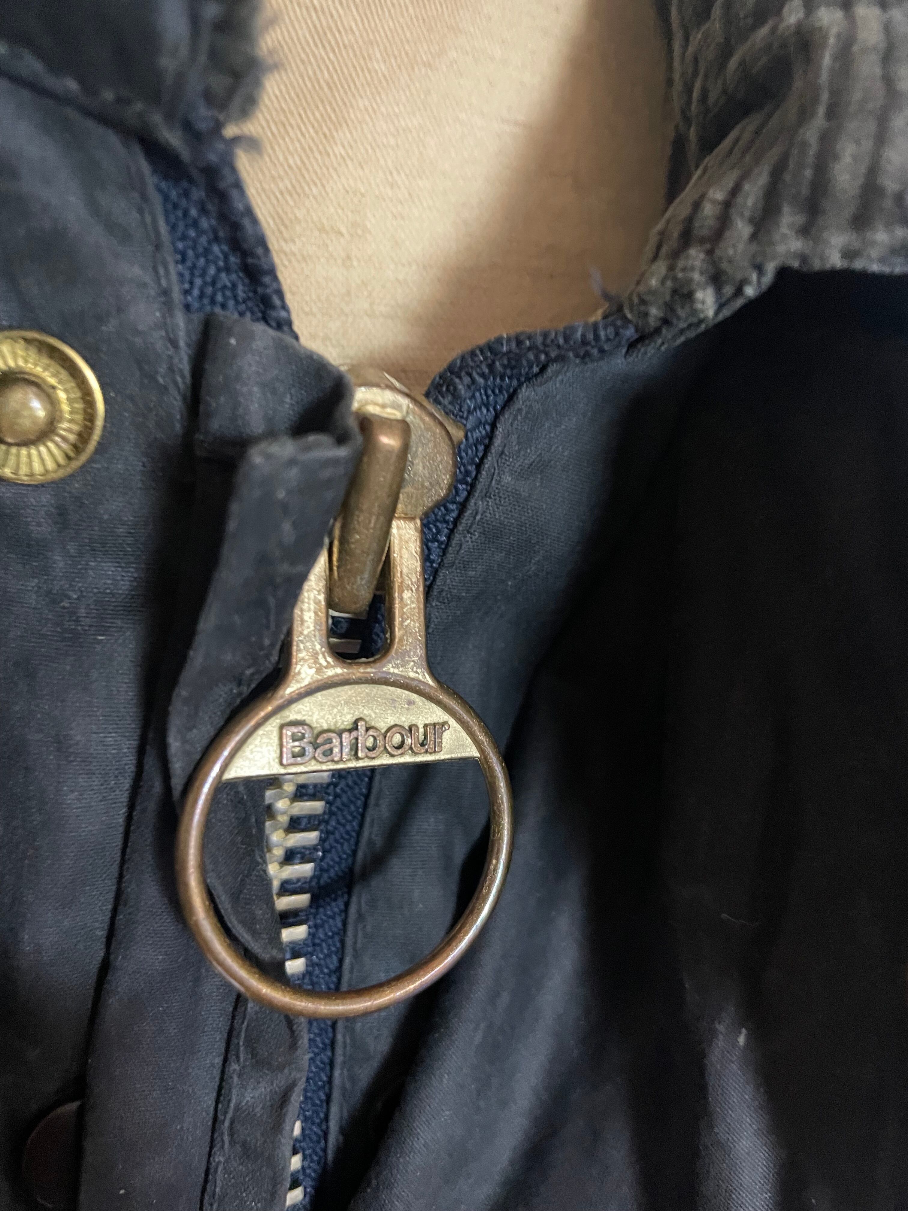 Barbour　Border　ネイビー　サイズ38 y17 80'S BARBOUR BORDER 『38/NAVY』 | yoused