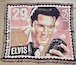 【90s】Elvis Presley ラグマット ブランケット マルチカバー エルヴィス・プレスリー VINTAGE ゴブラン織り コットン 記念切手