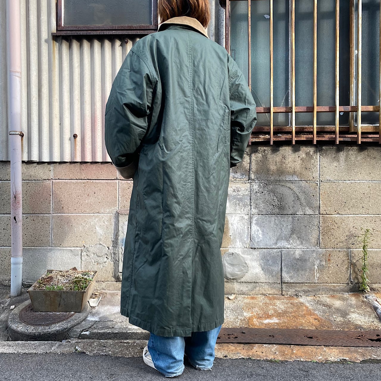 80年代 ウールリッチ WOOLRICH ロングコート USA製 レディースM ヴィンテージ /eaa312657