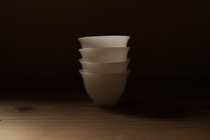氷種白磁茶杯＜徳化窯＞（満水約39cc）