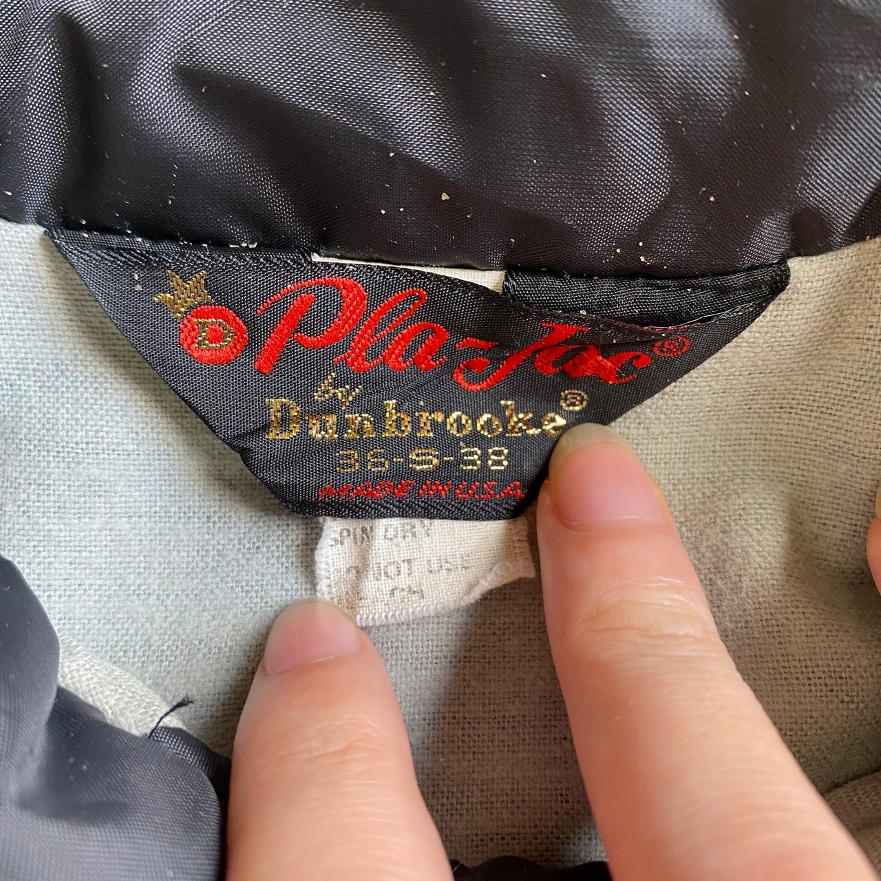 70年代 USA製 Pla-Jac by Dunbrooke 企業ロゴ ワッペン コーチ 