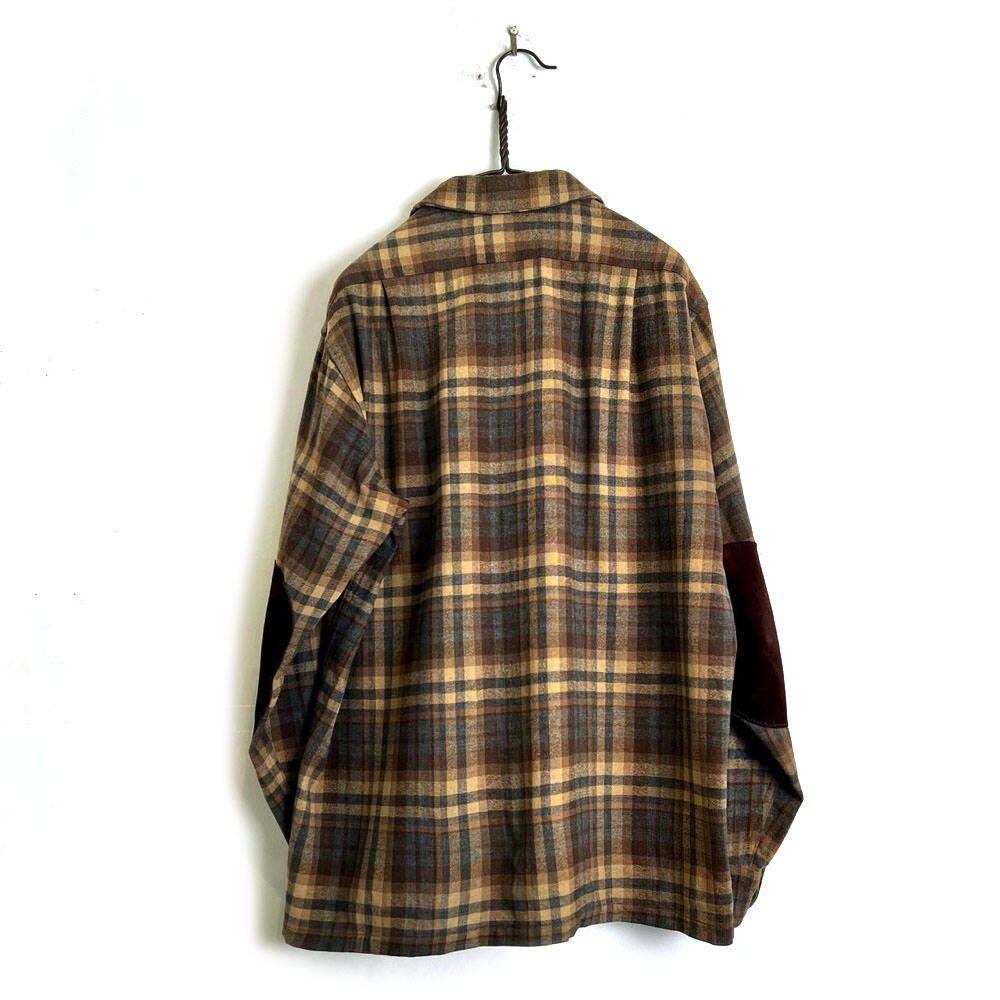 PENDLETON Vintage Loop Collar Wool Shirt [1970s-] Vintage Loop