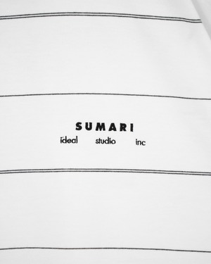 HEMCODE THIN BORDER LONG-SLEEVE T (WHITE)