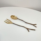 ドット柄のティーセット（枝スプーン・枝フォーク付き）