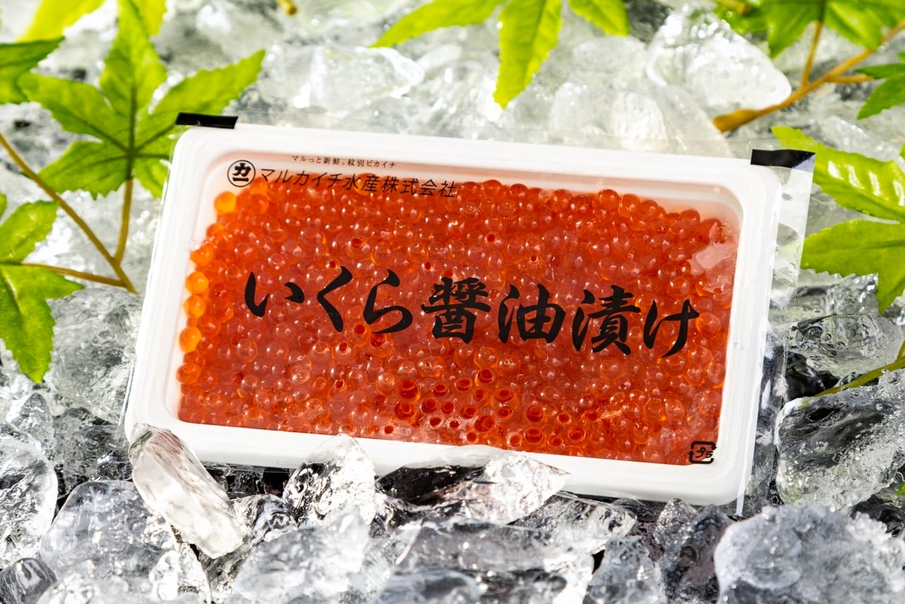 ますいくら醤油漬　200g×4パック　合計800g【冷凍】　オホーツク紋別マルカイチ水産