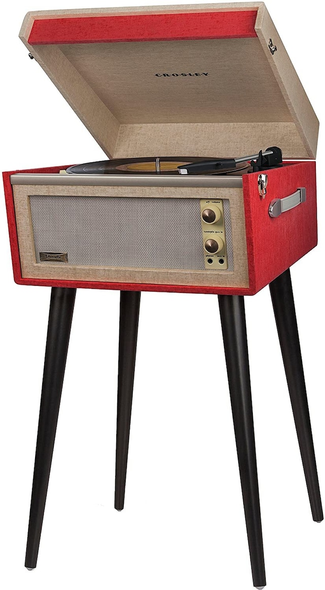 Crosley DANSETTE BERMUDAレコードプレイヤー (Red)