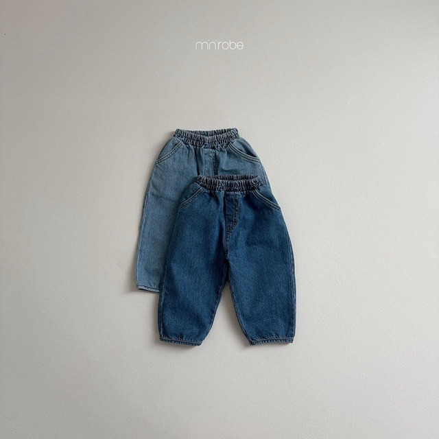 [即納]minirobe / Jay denim pants