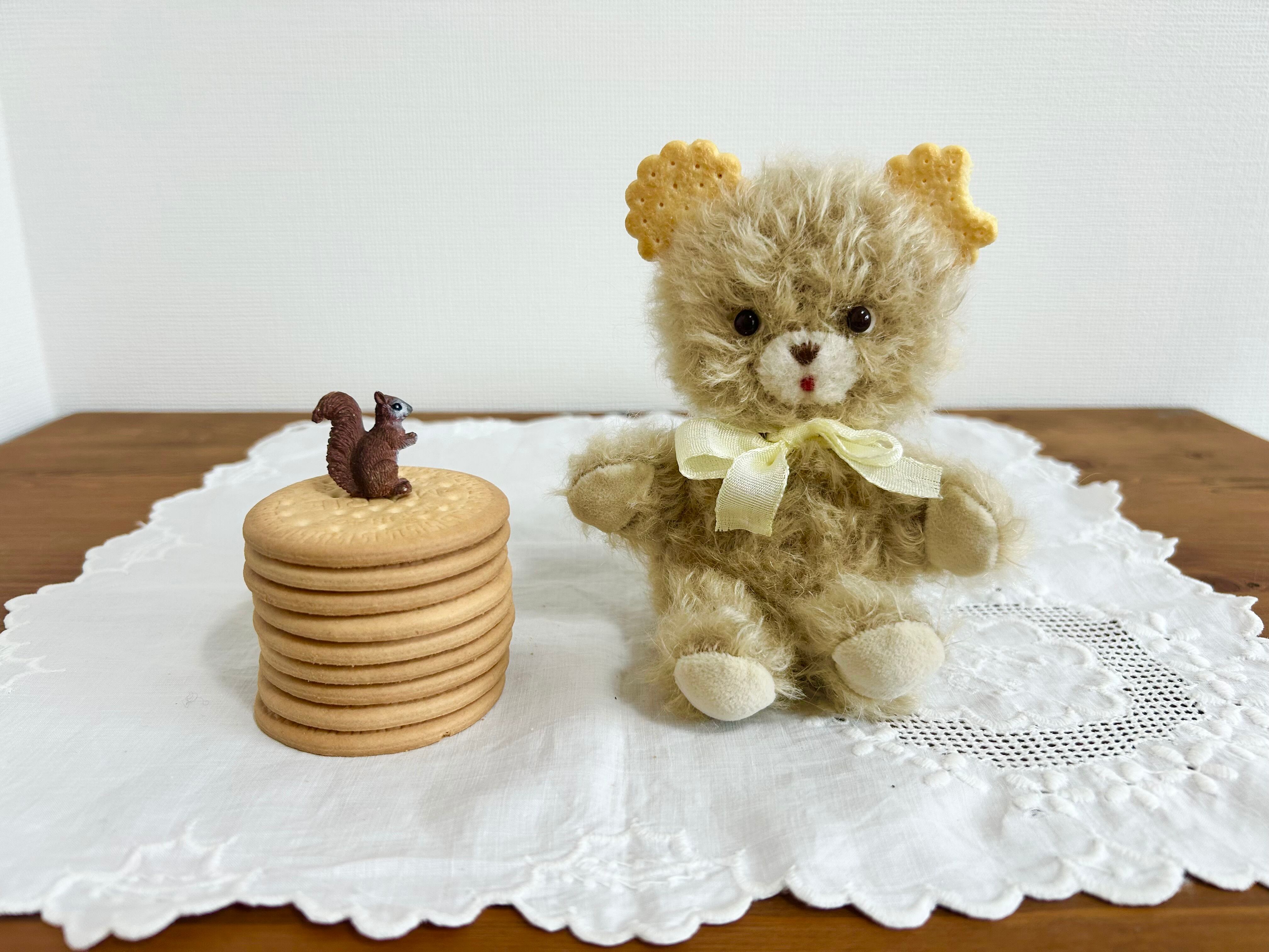 犬の形 クリーム色 ぬいぐるみ marucoro marucoro